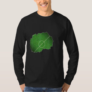 Macedonia Soccer Football Court T-Shirt