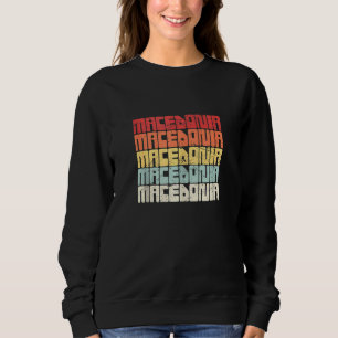 Macedonian Balkan Republic Of Macedonia Sweatshirt