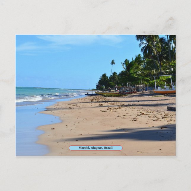 Maceió, Alagoas, Brazil Postcard (Front)
