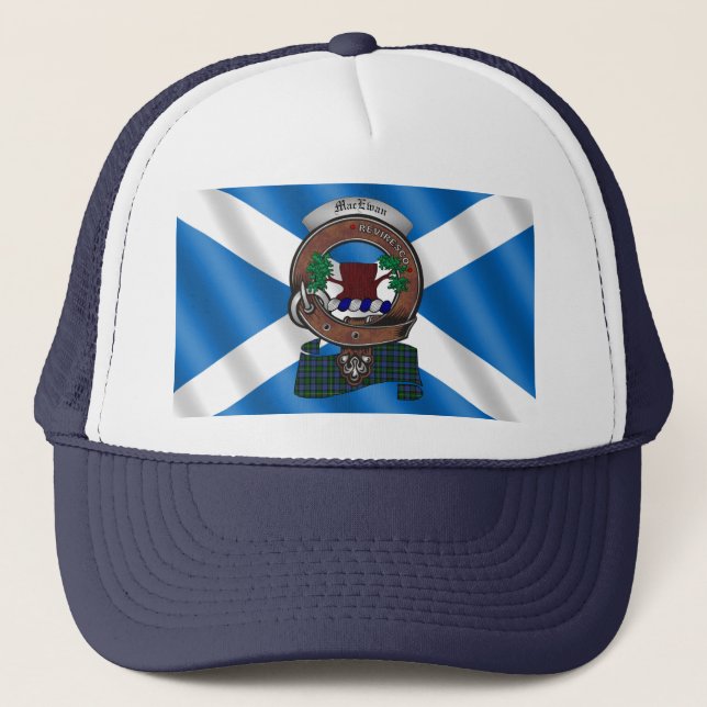 MacEwan/MacEwen Clan Badge Trucker Hat (Front)