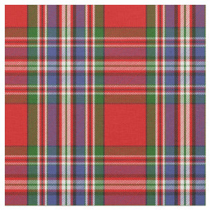 MacFarlane Red Tartan Print Fabric