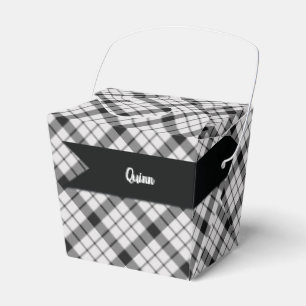 MacFarlane Scottish Tartan Plaid Pattern Favor Box