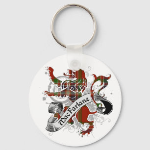 MacFarlane Tartan Lion Keychain
