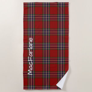 MacFarlane Tartan Plaid Beach Towel