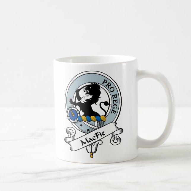 MacFie Clan Badge Coffee Mug (Right)