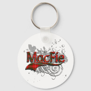 MacFie Tartan Grunge Keychain