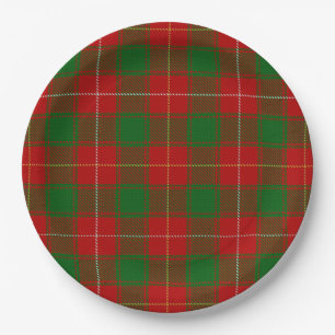 Macfie Tartan Paper Plate