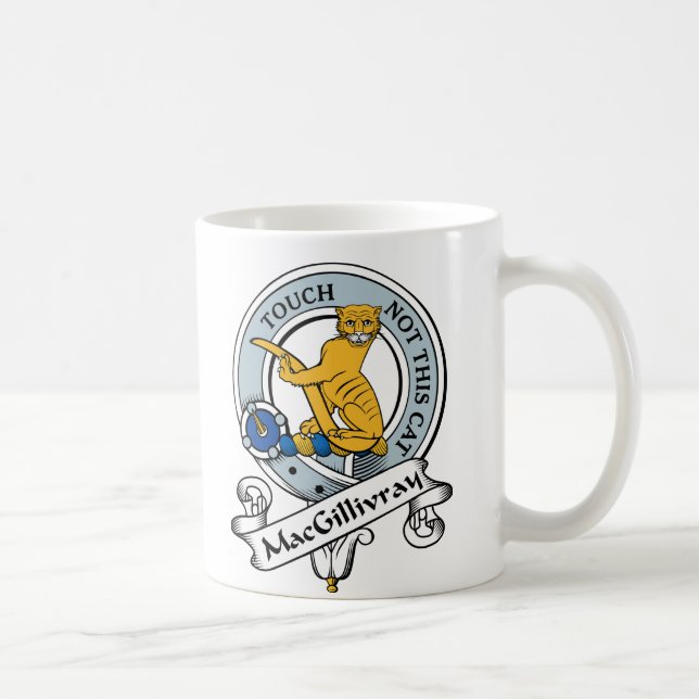 MacGillivray Clan Badge Coffee Mug (Right)