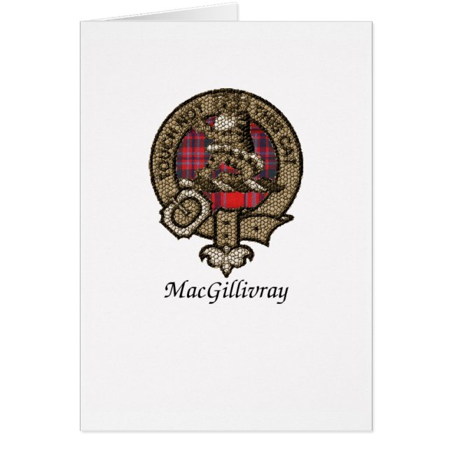 Macgillivray Clan Crest (Front)