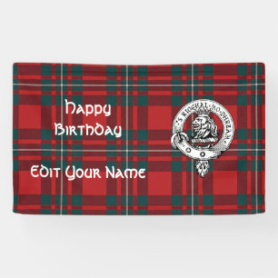 MacGregor Banner. Customize to Edit Name/Event/H Banner