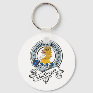 MacGregor Clan Badge Keychain