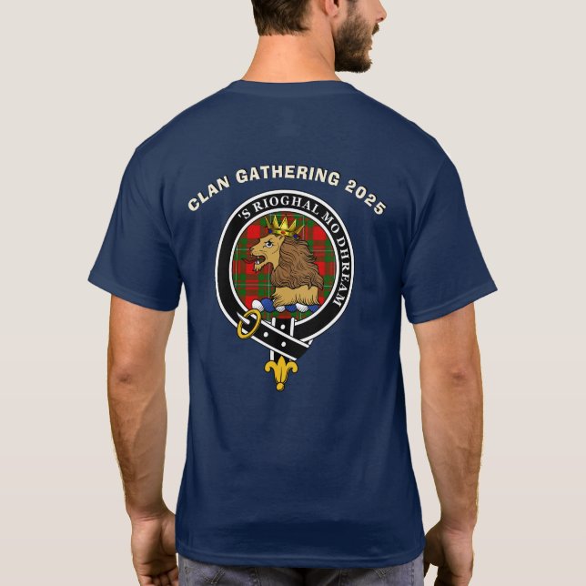 MacGregor Clan Reunion Famille T-Shirt personnalis (Dos)