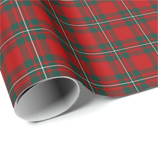 MacGregor Clan Tartan Wrapping Paper (Roll Corner)