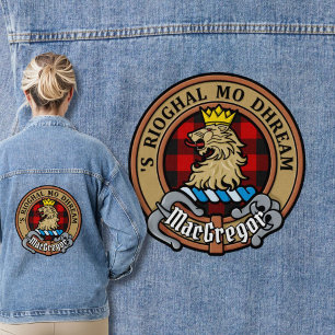 MacGregor Crest sur Rob Roy Tartan
