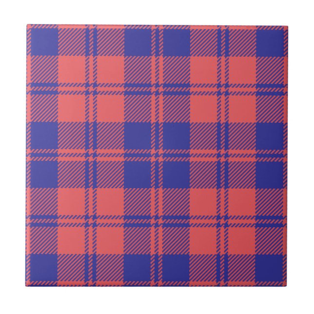 MacGregor of Glengyle Clan Hunting Tartan Plaid Tile (Front)