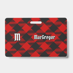 MacGregor Rob Roy Tartan Badge