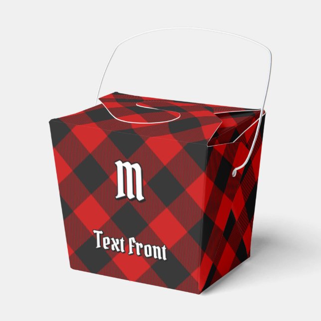 MacGregor Rob Roy Tartan Favour Box (Front Side)