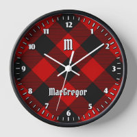 MacGregor Rob Roy Tartan Grande horloge