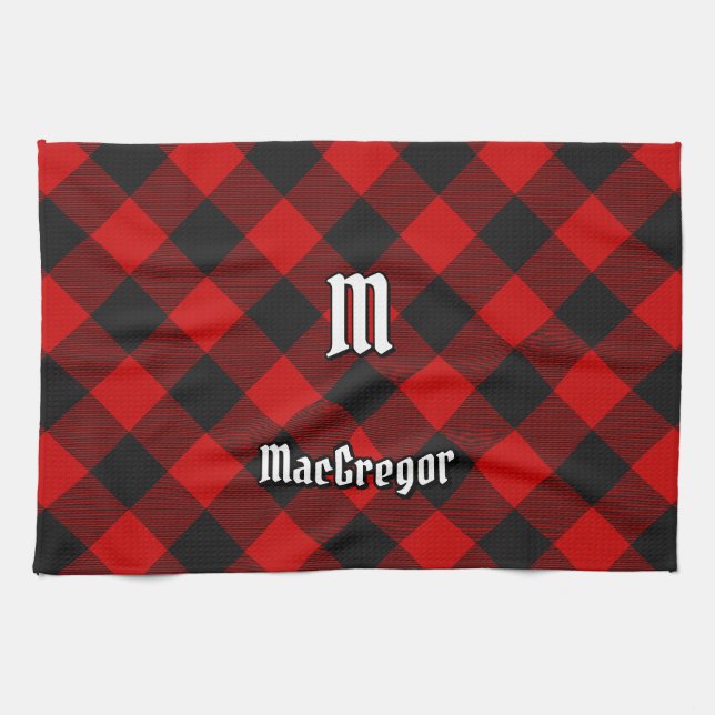 MacGregor Rob Roy Tartan Serviette de cuisine (Horizontal)