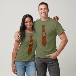 MacGregor Scottish Badge Tartan Necktie T-Shirt