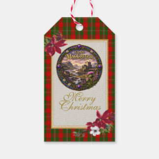 MacGregor Scottish Clan Tartan  Gift Tags
