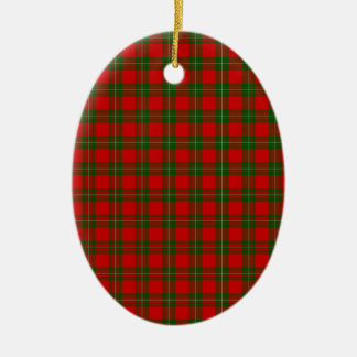 MacGregor Tartan Ceramic Ornament