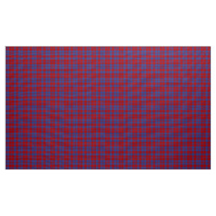 MacGregor Tartan Red and Blue Plaid Fabric