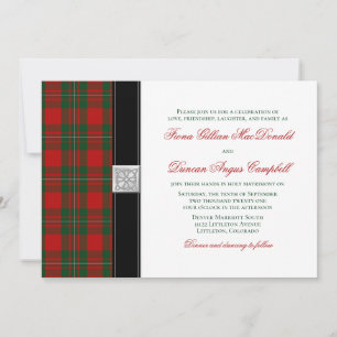 MacGregor Tartan Wedding Invitation