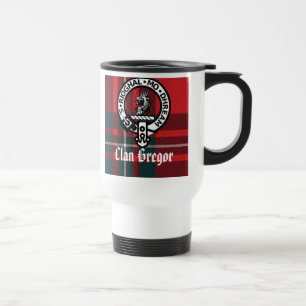 MacGregorRed1, Gregor Badge, Clan Gregor, MacGr... Travel Mug