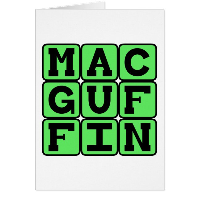 MacGuffin, Literary Fakeout (Front)