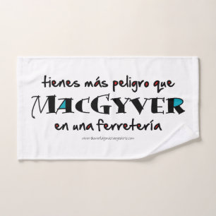 MacGyver en una ferretería Bath Towel Set