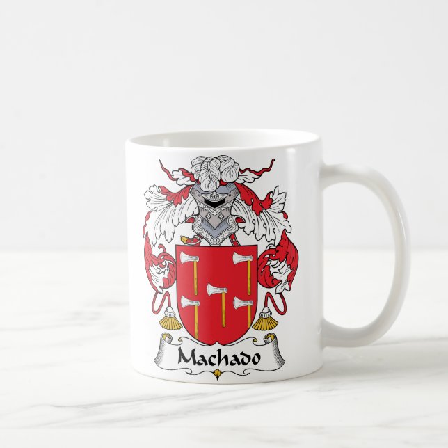 Machado Family Crest Coffee Mug (Right)