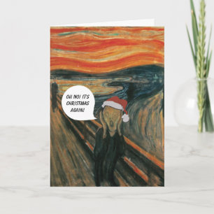 Mâchez l'anti carte de Noël de cri perçant