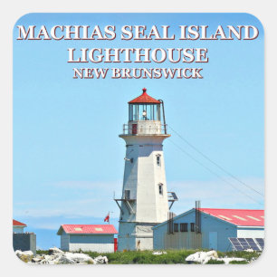 Machias Seal Island Lighthouse, Canada Stickers