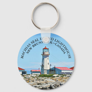 Machias Seal Island Lighthouse, NB Keychain
