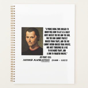 Machiavelli Prince Imiter Fox Lion Conseils Citati