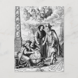 'Machina Coelestis' by Johannes Hevelius, Postcard