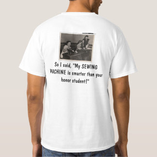 Machine à coudre plus intelligente que le T-shirt
