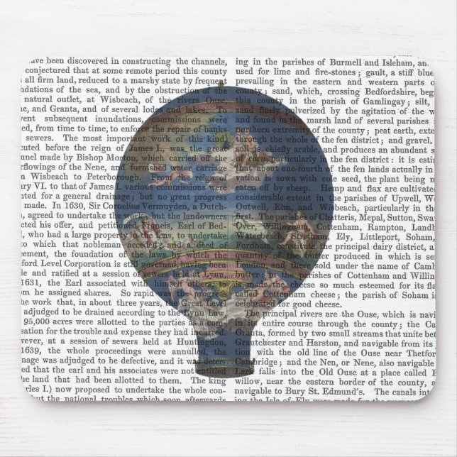 Machine Aerostatique Hot Air Balloon Mouse Pad (Front)