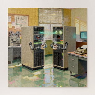 “Machine Language” - Humourous Technology Jigsaw Puzzle