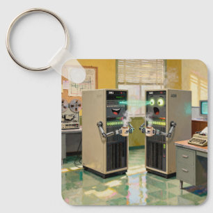 “Machine Language” - Humourous Technology Keychain