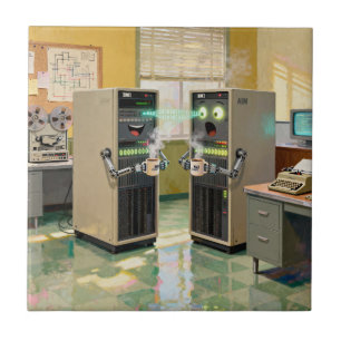 “Machine Language” - Humourous Technology Tile