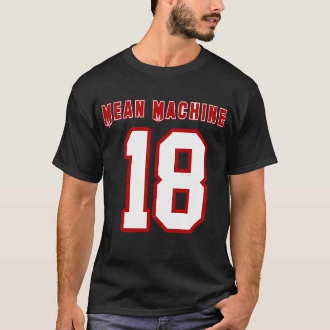 Machine moyenne, T-shirt drôle de film du football (Devant)