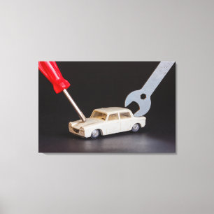 MACHINE REPAIR on canvas print