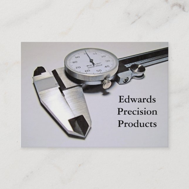 Machine Shop Business Card (Front)