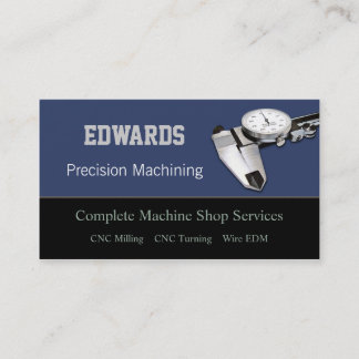 Machine Shop Business Card