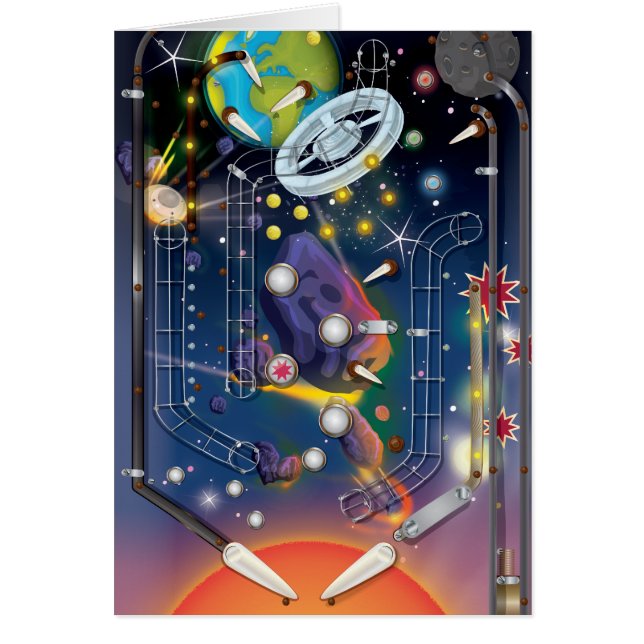 Machine Super Space Pinball (Devant)