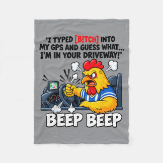 Machine Typed Witch Into Gps And Guess Fleece Blanket
