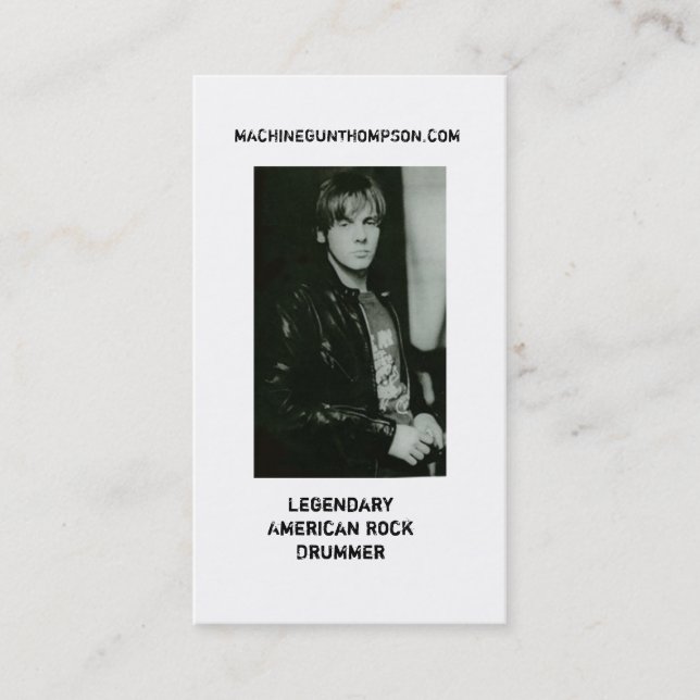 MACHINEGUN THOMPSON CARD (Front)