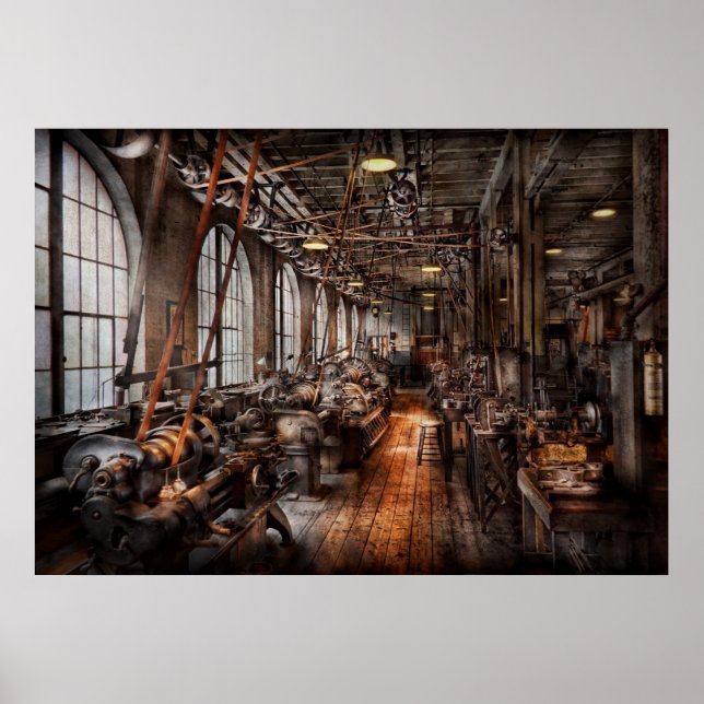 Machinist - A fully functioning machine shop Poster (Front)